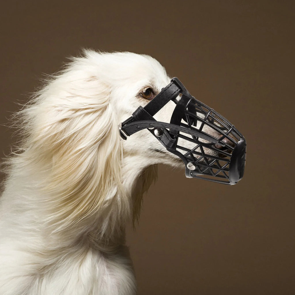 7-Size Plastic Basket Dog Muzzle Set – All Breeds, Adjustable Dog Muzzle Set Richie's Default Title