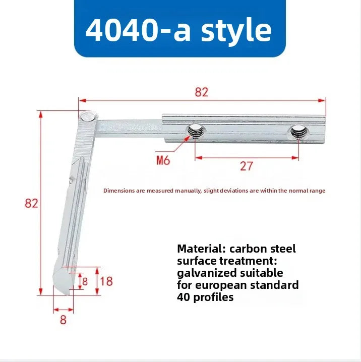 Multi-Angle Aluminum Profile Connector 2020/3030/4040/4545 Aluminum Profile Connector Richie's 4040-Afund