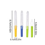 3-Pack Automatic Needle Threader with Cover | Sewing Tool Needle Threader Richie's Random Color