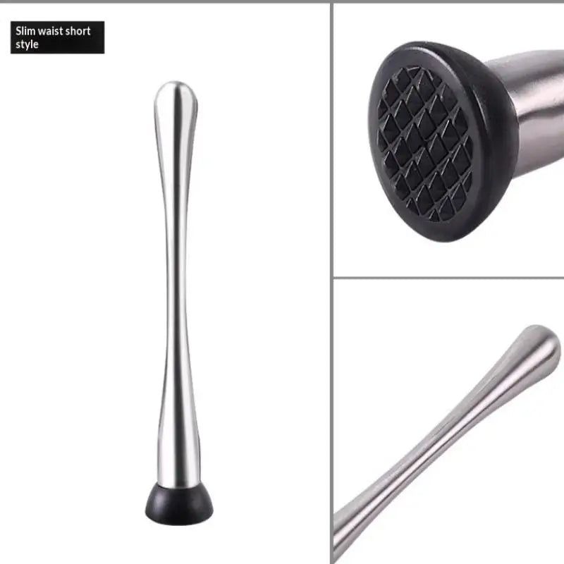 Stainless Steel Cocktail Muddler & Ice Crushing Hammer Tool Cocktail Muddler Tool Richie's A4