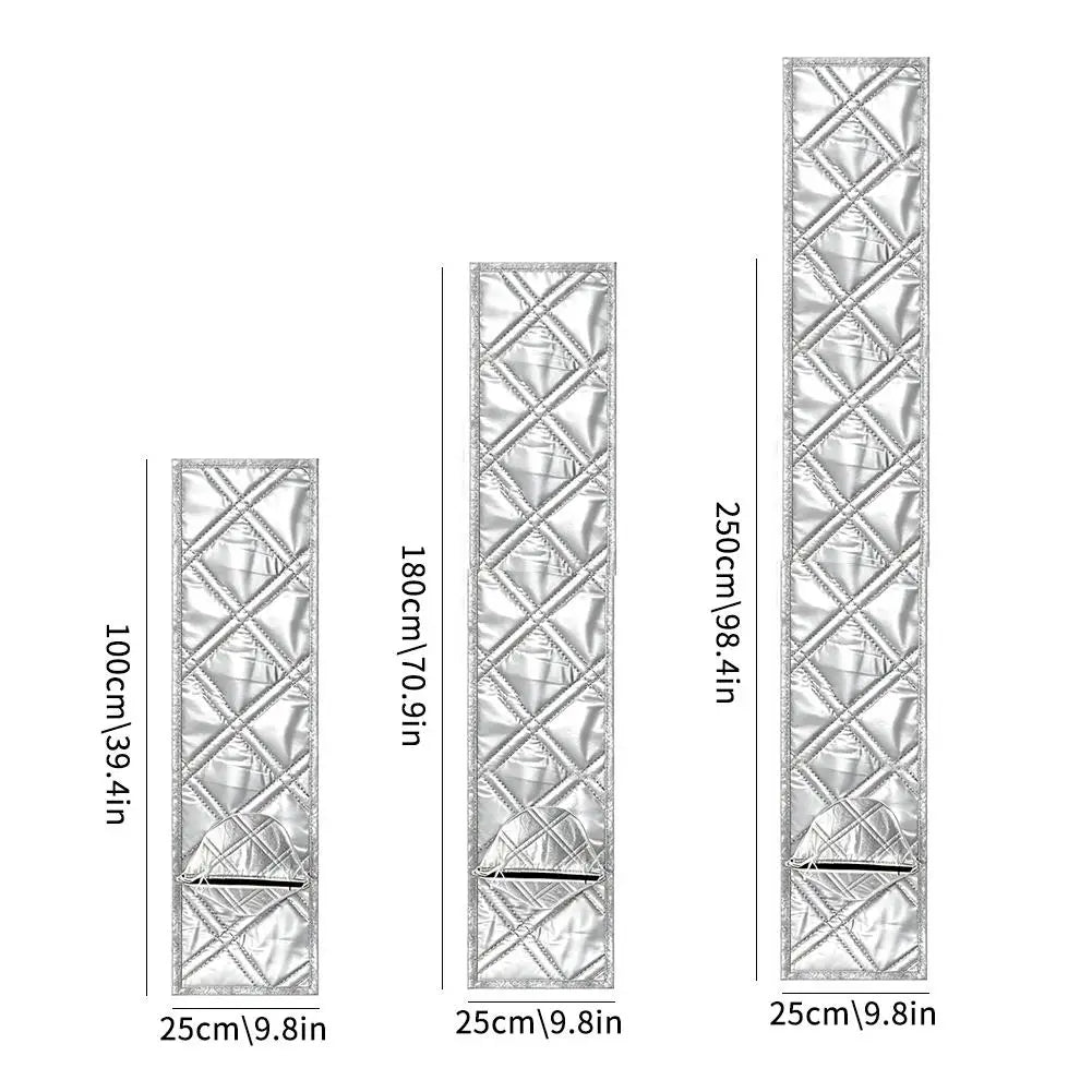 Portable AC Window Seal Kit – Silver Thermal Insulation AC Window Seal Kit Richie's
