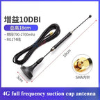 4G 5G Suction Cup Antenna GPRS GSM Router Module 3–40 dBi Cellular Signal Antenna Richie's 4G 10dBi 18CM 3M SMA internal needle