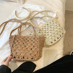 Women's Woven Crochet Crossbody Phone Bag – Lightweight Braided Crossbody Shoulder Bag Richie's