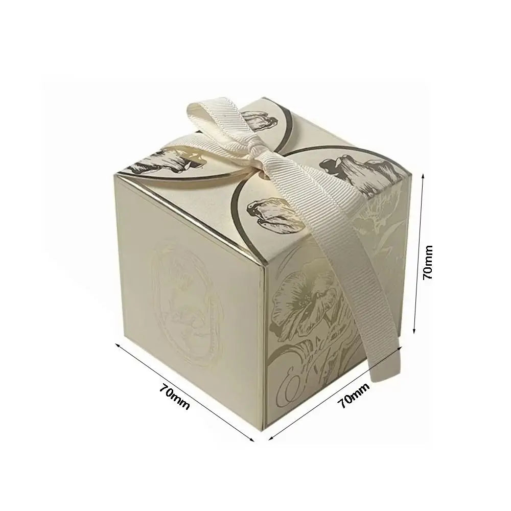 10 Pcs Luxury Wedding Candy Boxes with Ribbon – Party Favours Party Favour Boxes Richie's