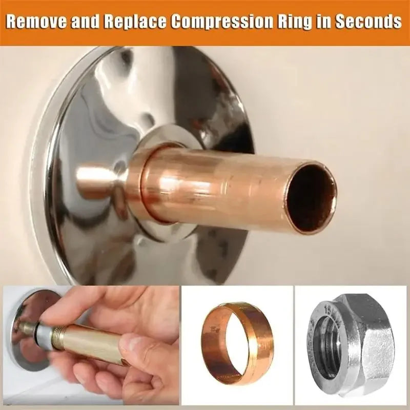 Compression Sleeve Puller Tool for 1/2" Fittings | Ferrule Remover Plumbing Removal Tool Richie's