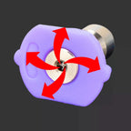 4-Direction Mist Spray Nozzle with 1/4" Quick Connector Garden Spray Nozzle Richie's