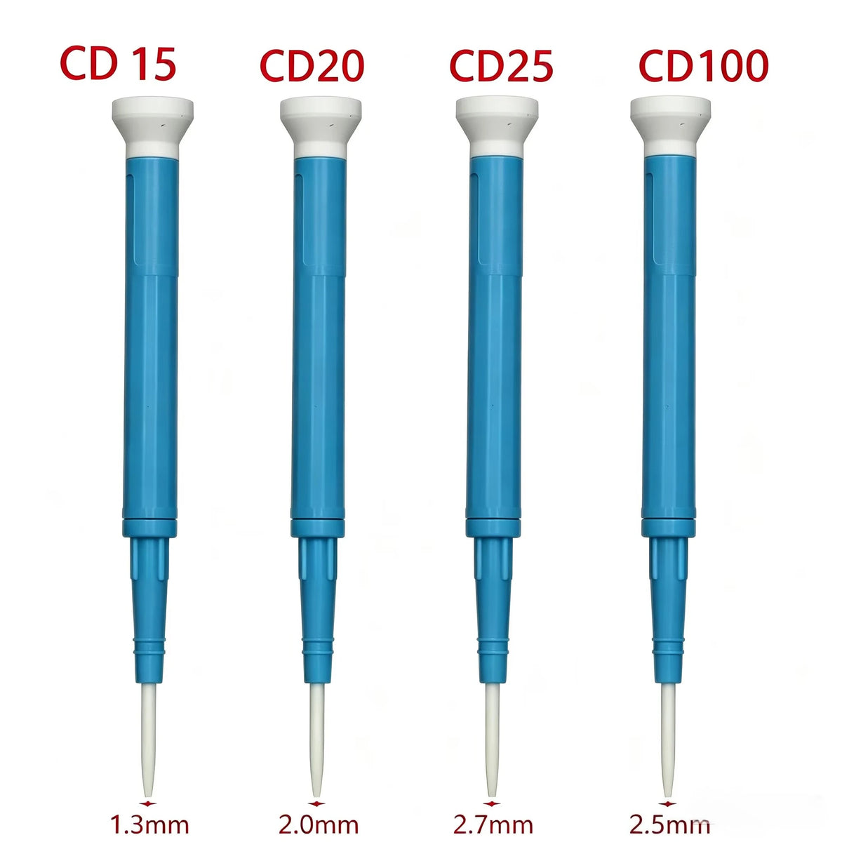 Ceramic Antistatic Slotted Screwdriver Set – 0.4mm Flat Tip Precision Screwdriver Set Richie's 4Pcs MIX