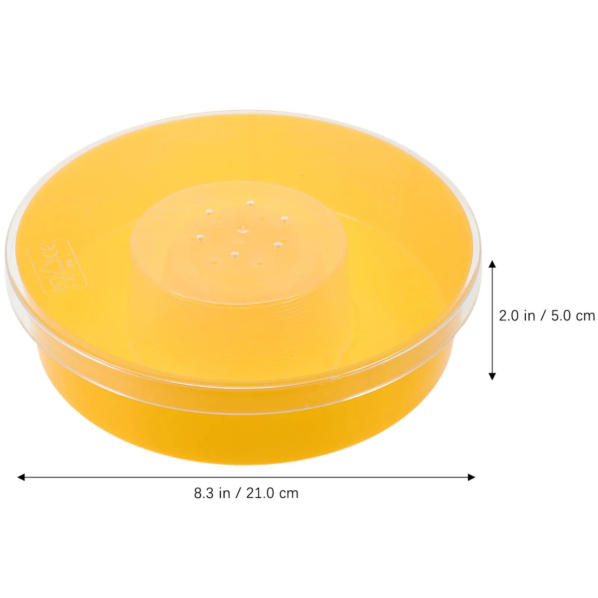 Round Yellow Bee Feeder – BPA-Free Hive Top Beekeeping Tool Hive Top Feeder Richie's