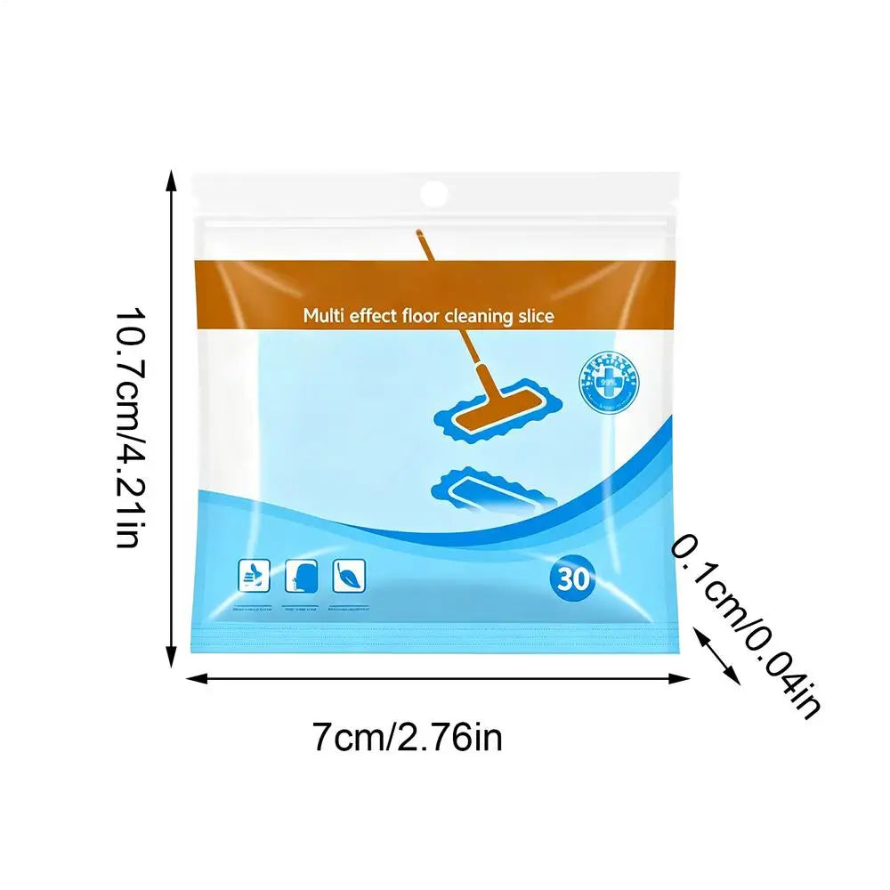 Dissolvable Floor Cleaning Sheets 30pk – Multipurpose Stain Remover Floor Cleaning Sheets Richie's Blue