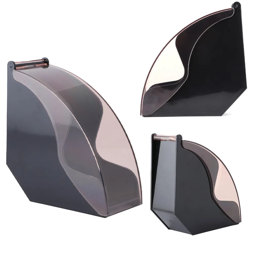 Acrylic Coffee Filter Paper Holder with Dust-Proof Cover – 100pc Coffee Filter Holder Richie's