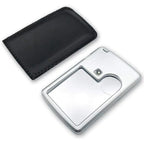 6X 3X LED Magnifying Glass Loupe – Pocket Magnifier Magnifying Glass Loupe Richie's Without Battery