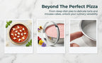 Stainless Steel Pizza Stuffing Ring – Deep Pan Baking Tool Pizza Baking Ring Richie's