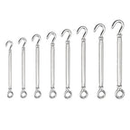 304 Stainless Steel Turnbuckle Wire Rope Tensioner M5–M20 Wire Rope Turnbuckle Richie's