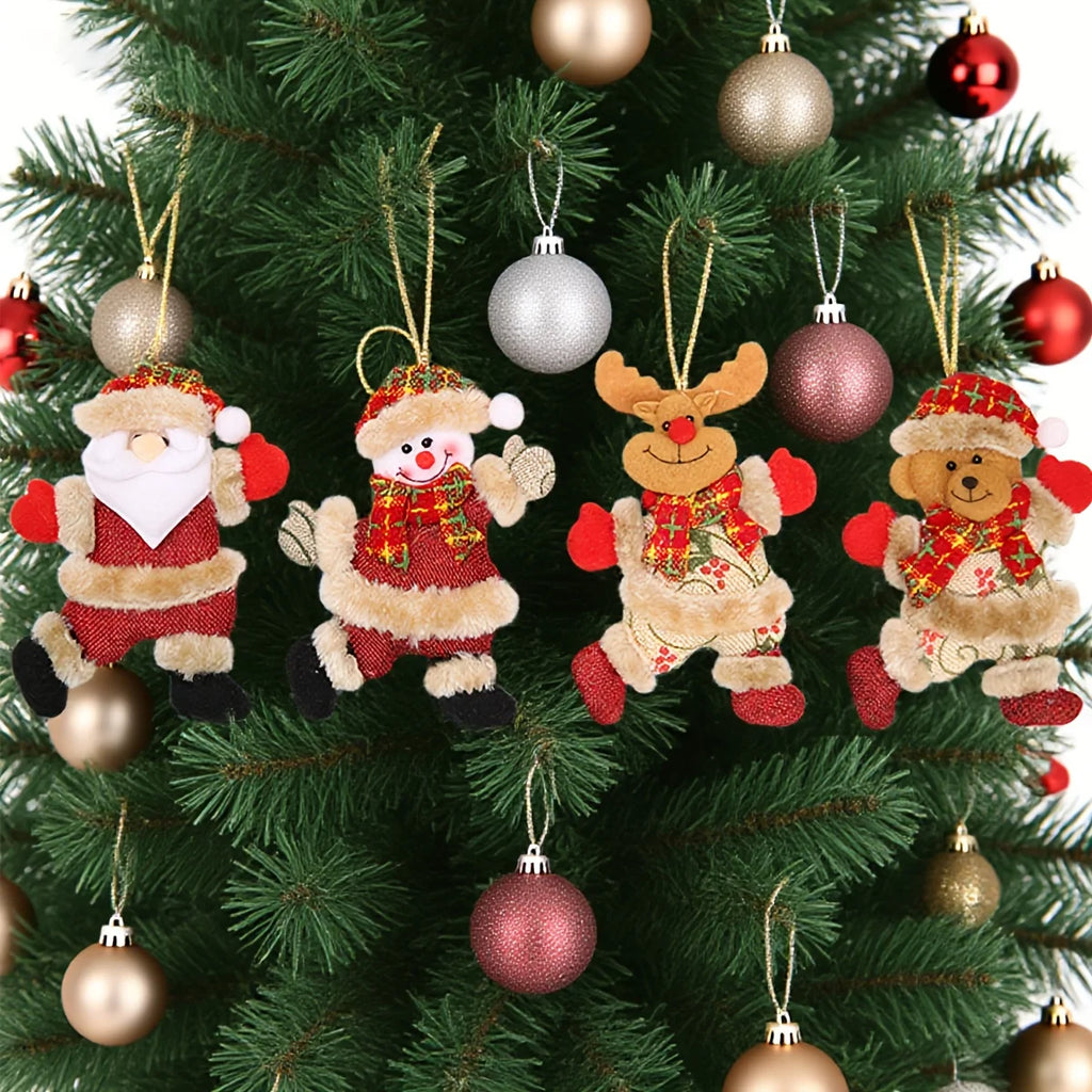 Christmas Tree Ornaments – Santa, Snowman, Reindeer & Bear Set Christmas Ornaments Richie's