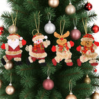 Christmas Tree Ornaments – Santa, Snowman, Reindeer & Bear Set Christmas Ornaments Richie's