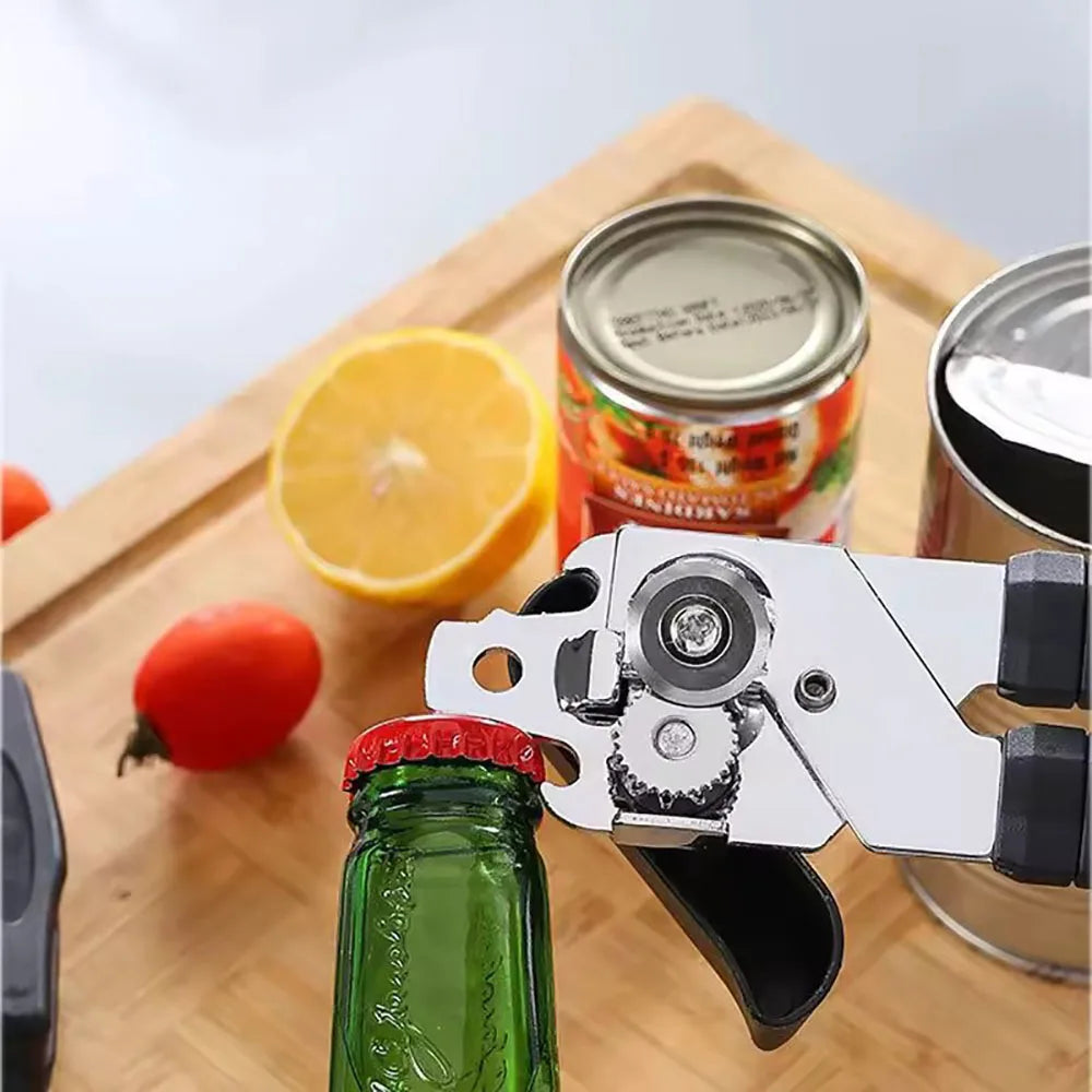 Stainless Steel Can Opener & Bottle Opener – Side Cut Can & Bottle Opener Richie's