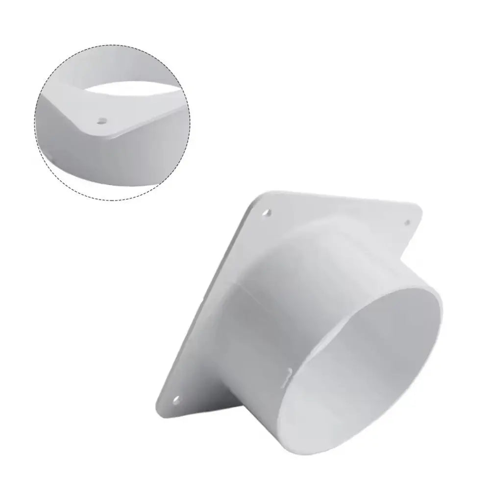 Plastic Vent Pipe Adapter Flange Connector | Wall-Mount Ducting Vent Pipe Adapter Richie's