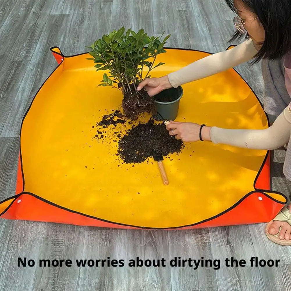 Waterproof Plant Repotting Mat – Foldable PVC Soil Tray Plant Repotting Mat Richie's
