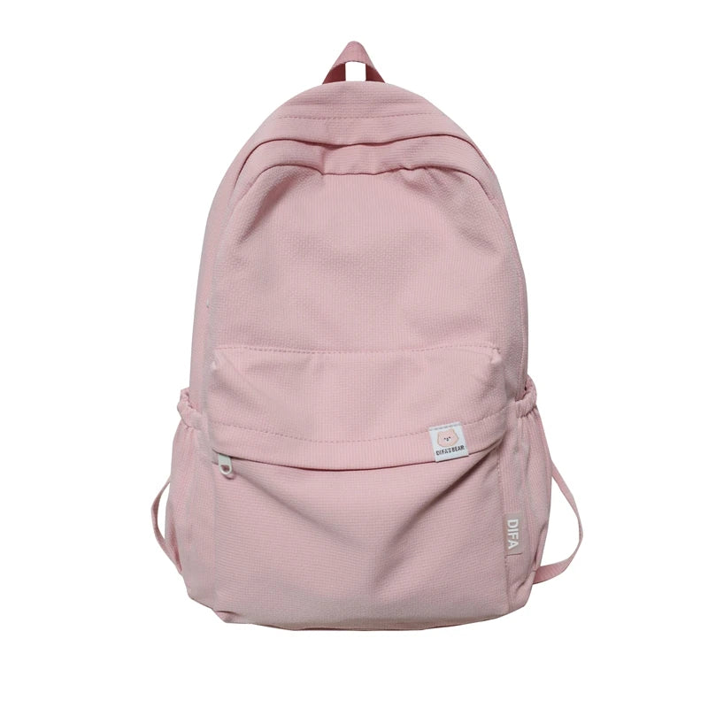Waterproof Nylon Women's Backpack – Travel & School Bag Women's Backpack Richie's pink 6866 China Mainland