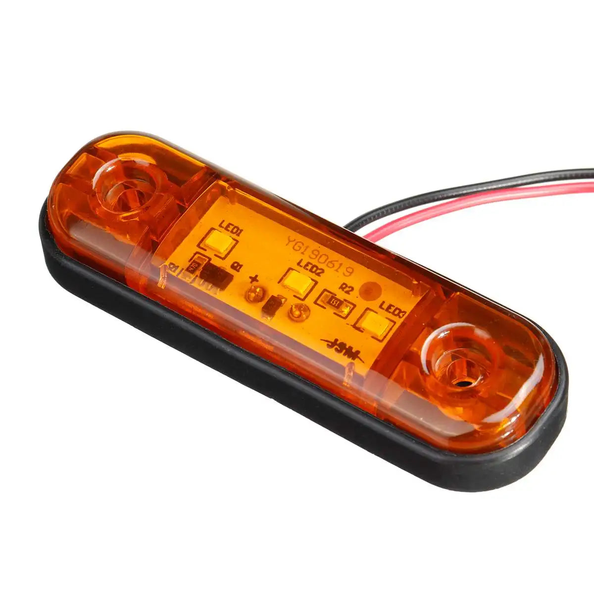 12V 24V Oval LED Side Marker Clearance Lights – Truck Trailer LED Marker Light Richie's