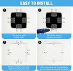 20pcs Heavy-Duty Drywall Repair Clips & 40 Screws – Wall Patch Kit Drywall Repair Kit Richie's