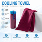 Cooling Sports Towel with Storage Bottle – Quick Dry Mesh Cooling Sports Towel Richie's