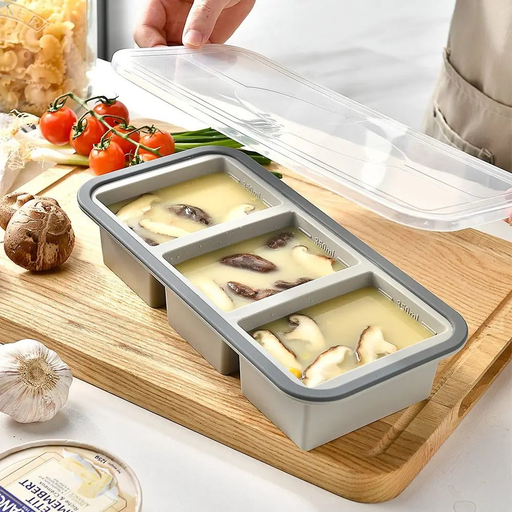 2/3/4 Grid Compartment Lunch Box – Microwave Safe Food Container Compartment Lunch Box Richie's