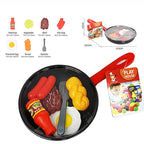Kids' Kitchen Frying Pan Play Set – Pretend Cooking Toy Kitchen Play Set Richie's Z5521