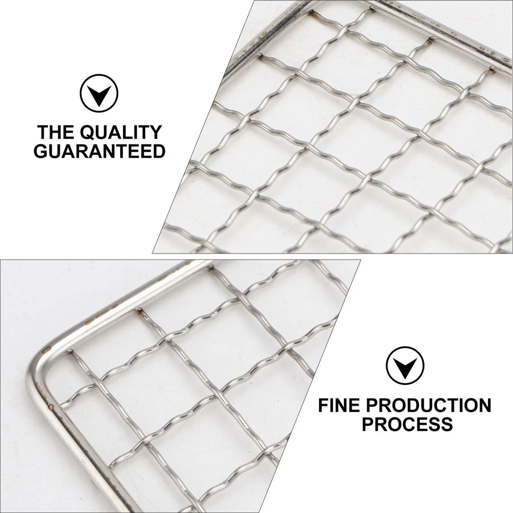 Stainless Steel BBQ Grill Basket Rack 26x32cm – Multi-Purpose BBQ Grill Rack Richie's