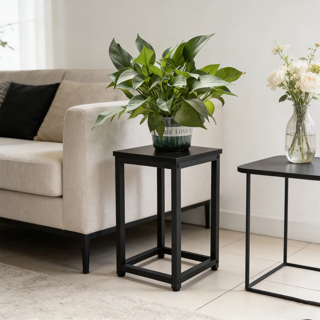 Metal Plant Stand 40cm Square Pedestal – Heavy Duty Indoor Plant Stand Richie's Default Title