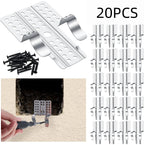 20pcs Heavy-Duty Drywall Repair Clips & 40 Screws – Wall Patch Kit Drywall Repair Kit Richie's