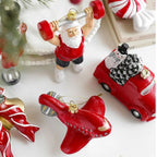 Red & White Plastic Christmas Tree Hanging Ornaments – DIY Christmas Ornaments Richie's