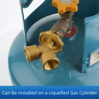 Brass Y-Splitter Propane Gas Adapter | 3-Way Valve Fitting Gas Valve Adapter Richie's