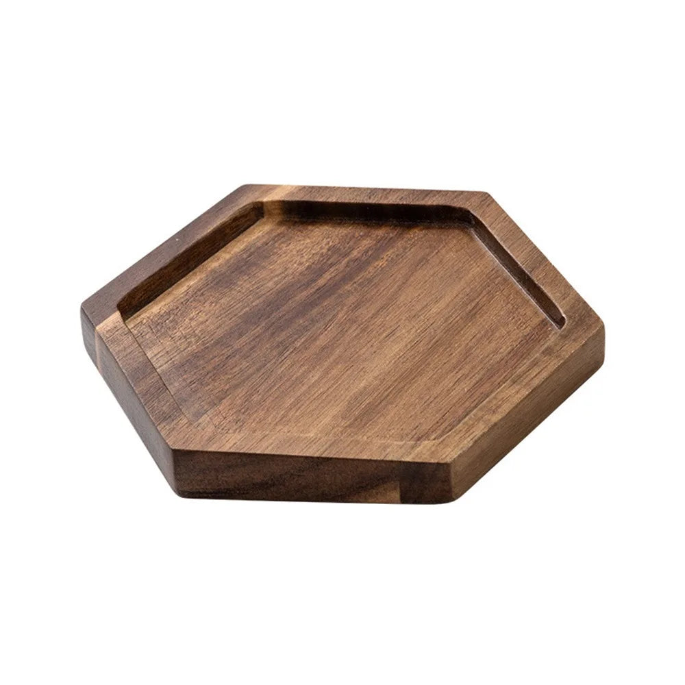 Acacia Wood Tea Tray – Japanese Style Serving Plate Wooden Serving Tray Richie's 8