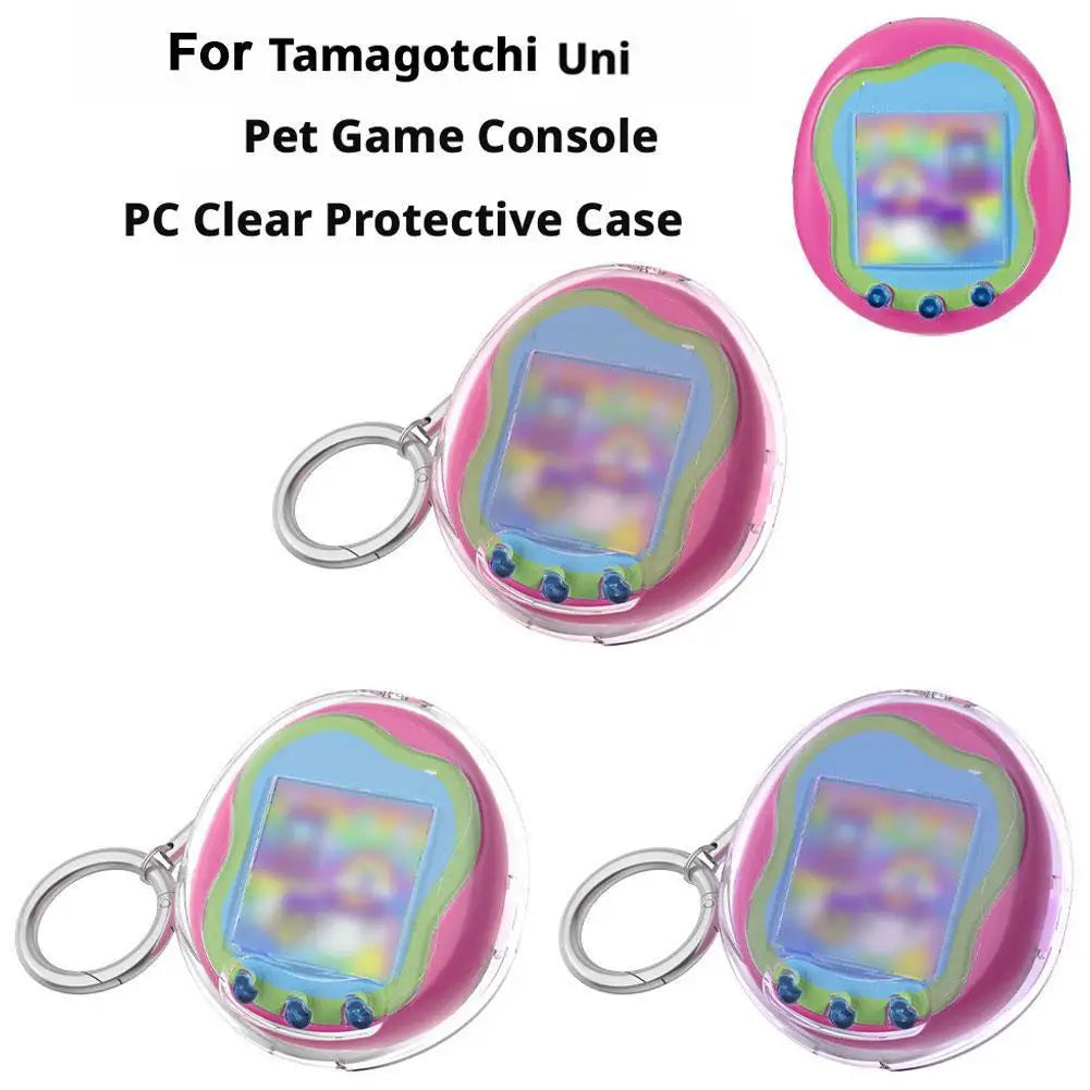 Crystal Clear Hard Case for Tamagotchi Uni – PC Shockproof Cover Game Console Case Richie's