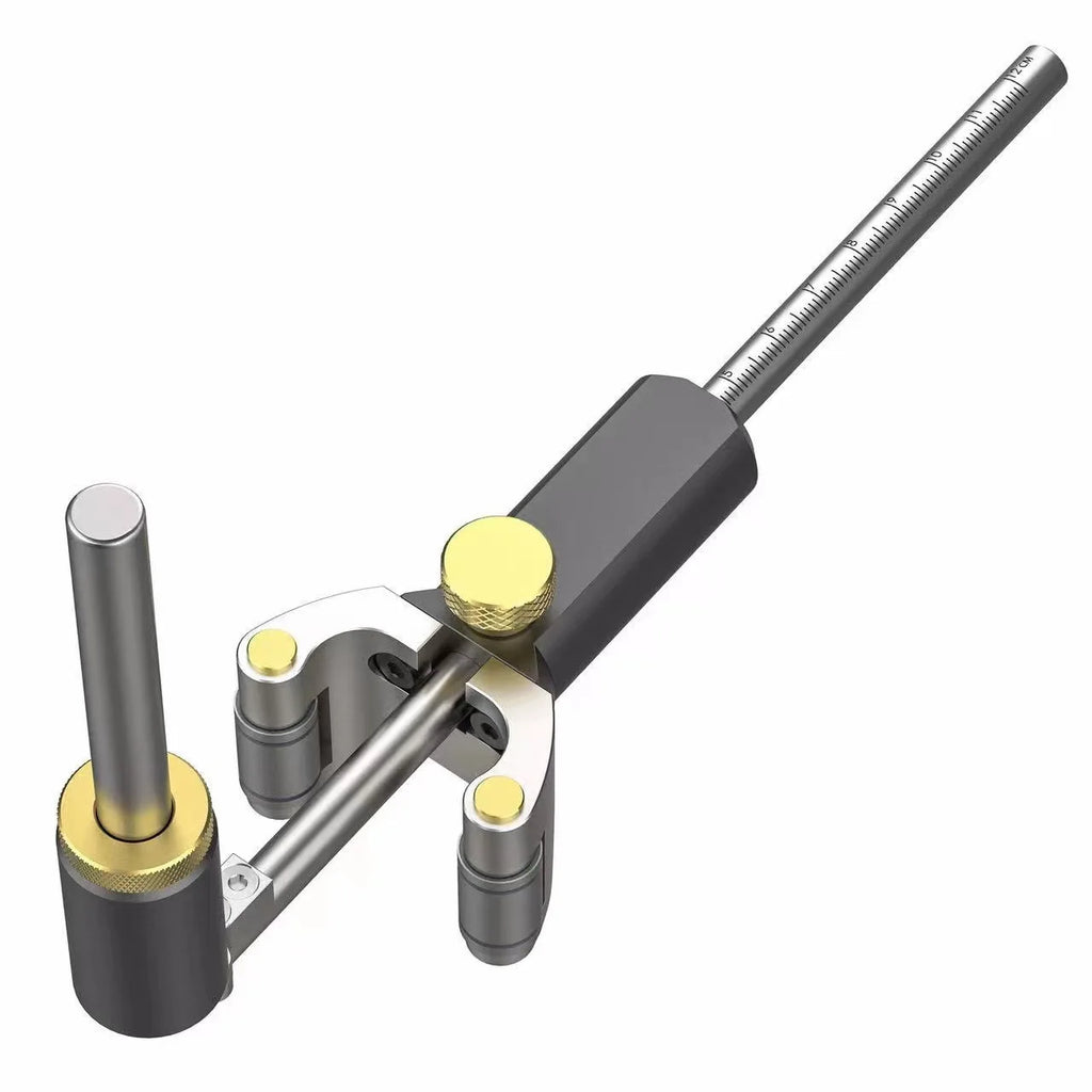 Dual-Purpose Scriber Marking Gauge Ruler – Aluminum Alloy Woodworking Marking Gauge Richie's 1PCS