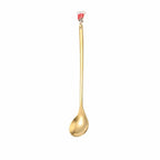 Christmas Stainless Steel Spoon Set with Holiday Pendants Holiday Spoon Set Richie's spoon 1