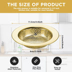 2-Pack Stainless Steel Kitchen Sink Strainer & Drain Filter Sink Drain Strainer Richie's