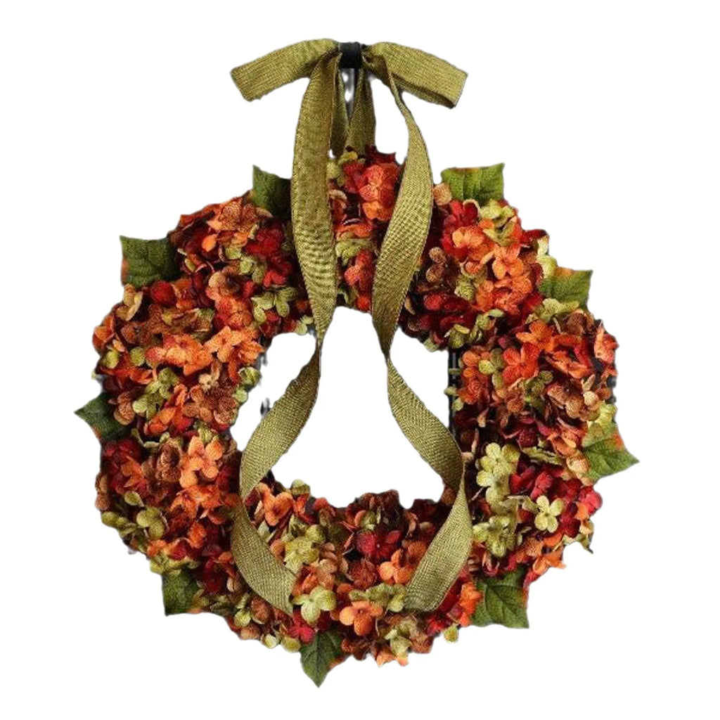 Autumn Hydrangea Hanging Wreath – Classic Wall Décor Decorative Wreath Richie's 1pc