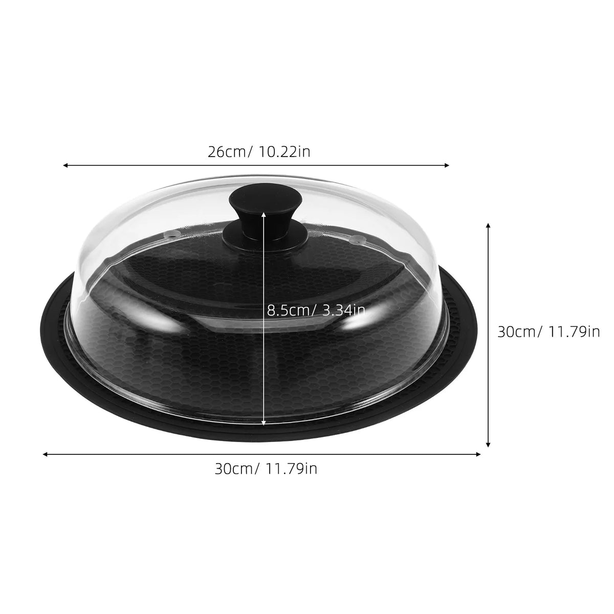 Borosilicate Glass Microwave Splatter Cover 10 Inch Vented Lid Microwave Splatter Cover Richie's