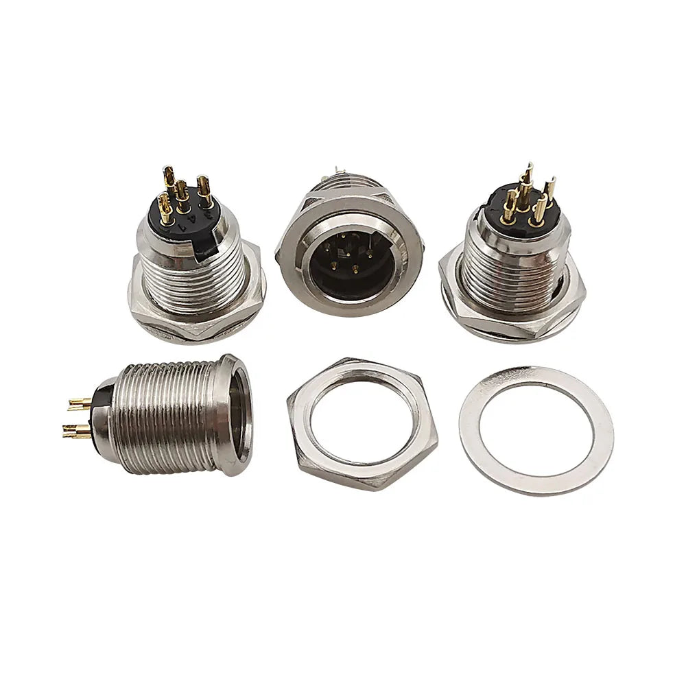 Mini XLR Connector 3/4/5/6 Pin Male Female Audio MIC Plug Audio XLR Connector Richie's