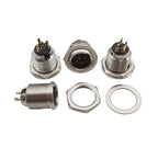 Mini XLR Connector 3/4/5/6 Pin Male Female Audio MIC Plug Audio XLR Connector Richie's