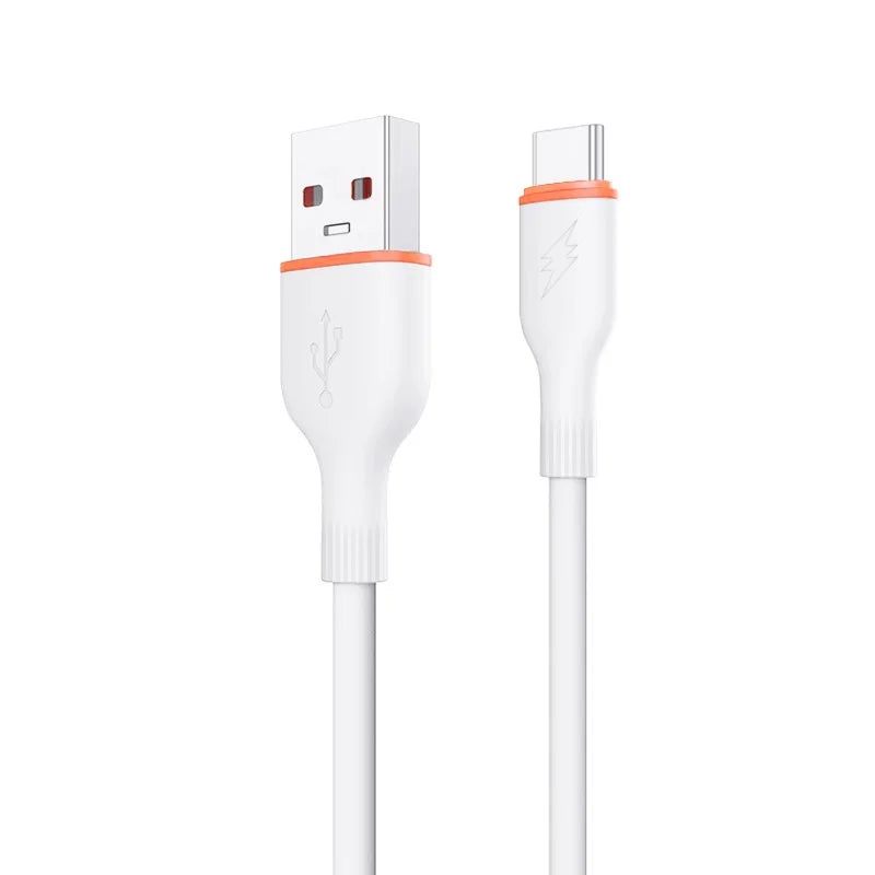 3A Fast Charging USB-A to Type-C / Micro USB Silicone Cable USB Charging Cable Richie's USB-A to Type-C