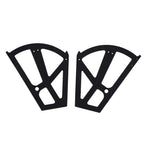ABS Shoe Cabinet Hinges Pair | Shoe Rack Shelf Holder Shoe Cabinet Hinge Richie's Black