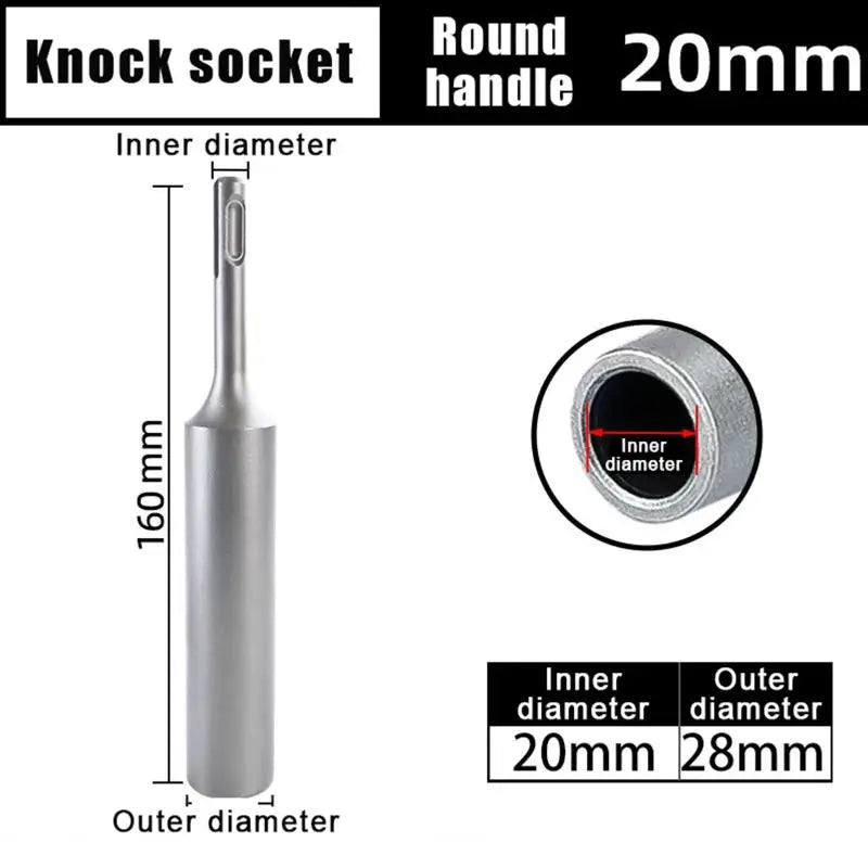 Rotary Hammer Drill Bit Driver 8–20mm Hardened Steel Stake Rod Hammer Drill Bit Driver Richie's 20mm