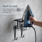 Wall Mounted Ironing Board Holder – Foldable Rack & Basket Ironing Board Holder Richie's
