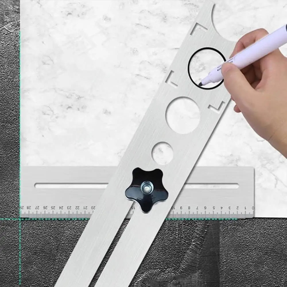 Adjustable Ceramic Tile Hole Locator – Universal Drilling Guide Tile Drilling Locator Richie's