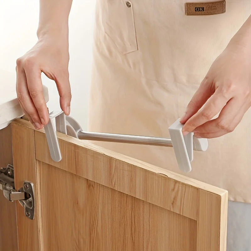 Stainless Steel Over-Door Towel Rack Bar Holder – Bathroom Over-Door Towel Rack Richie's