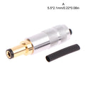 Gold Copper DC Power Plug Male Connector – 4 Sizes DC Power Connector Richie's A