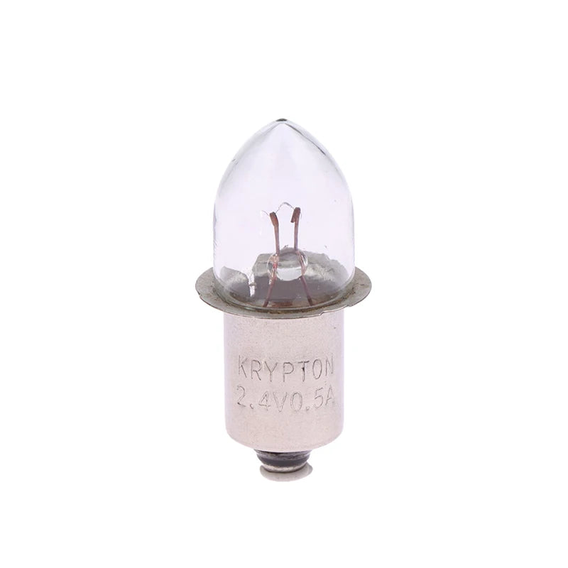 P13.5S Flashlight Replacement Bulbs 2.4V–7.2V Torch Lamp Replacement Light Bulb Richie's 2.4V 0.5A